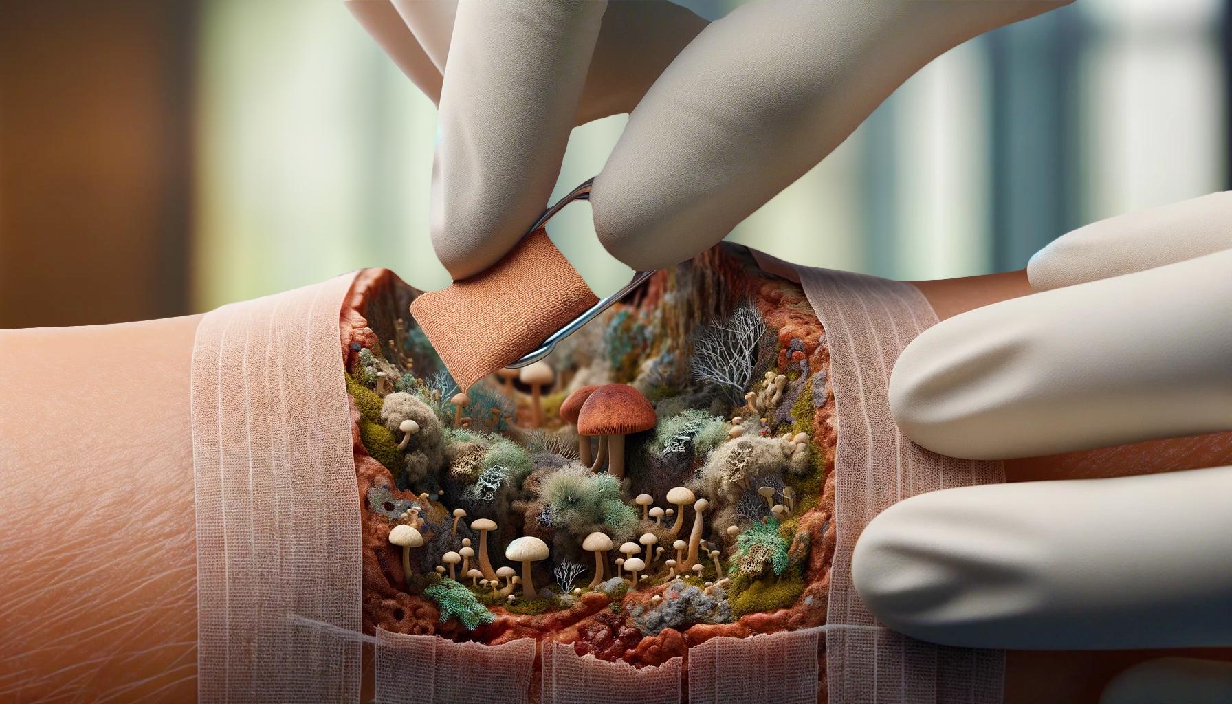 Soigner une plaie infectée